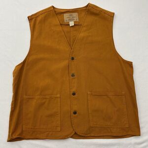 Code Zero Vest Mens XL Workwear Utility Canvas Chore Workwear USA VTG Jacket